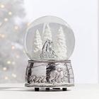 Reed e Barton North Pole Bound Polar Bear Musical Snow Globe, 2,25 LB, Multi