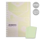 Refil Caderno Mini Smart Verde Linhas Brancas 48Fls 90G/M