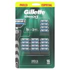 Refil Carga Gillette Mach3 16 Unidades