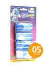 Refil Cata Caca - Saco Azul com 04 Unidades Kit 05un