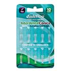 Refil de escova interdental jadefrog cônica extrafina 10 unidades