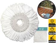 Refil De Microfibra Mop Giratório Mor Original Limpeza Casa 008299