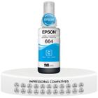 Refil de Tinta Original Epson Ecotank T664 Compatível L121 L355 L365 L375 L395 L396 L455 L475 L495 L555 - Ciano T664220