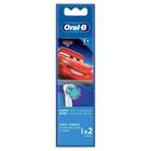 Refil Escova Dental Elétrica ORAL-B Carros com 2 Unidades