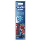 Refil Escova Dental Elétrica ORAL-B Spider Man com 2 Unidades