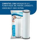 Refil Filtro Lorenzetti Loren Acqua,Pentair, IBBL 9 3/4 POU Planeta Água