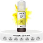 Refil Garrafa de Tinta Original Epson EcoTank T504 T504420 Amarelo L4150 L4160 L6161 L6171 L6191 L4260 L14150 L6270