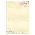 Refil Grande Momentos Fls Pautadas - Caderno de Disco - 90g - OCTO - Sakura Flor de Cerejeira