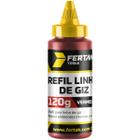 Refil Linha Giz 120g Vermelho Gesseiro Marcação Nível Fertak