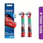 Refil p/ Escova Elétrica Infantil Oral-B Carros c/ 2unidades - OralB