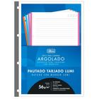 Refil Para Caderno Argolado Tarjado Lumi 96 Folhas Tilibra