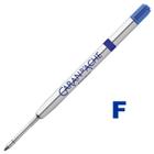 Refil Para Caneta RollerBall Caran d'Ache F Azul