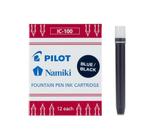 Refil Para Caneta Tinteiro Pilot Ic-100 ul Escuro C/12