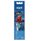 Refil Para Escova Elétrica Oral-B Kids Spider-Man 2 Unidades