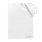 Refil pautado SystemFlex, Mini report, coleção Refil, 90 g branco, 9,2 x 13,7 cm