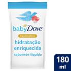 Refil Sabonete Líquido Baby Dove da Cabeça aos Pés Hidratação Enriquecida 180ml