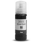 Refil Tinta Preta Compatível com Impressora 504/544 70ml