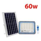 Refletor 60W + Painel Solar Led IP66 com Controle Remoto - RCA