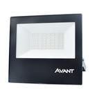 Refletor AVANT LED Slim 50W 6500K Bivolt Branco Frio