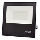 Refletor avant led slim 6500k 50w bivolt preto