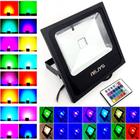 Refletor Colorido Led Holofote 16 Opções De Cores 30w 60 LED Área Externa E Interna RFV30W - Dylan