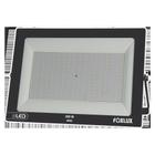 Refletor de LED 200W 6500 K Luz Branca Bivolt Proteção IP65 Driver Embutido Foxlux