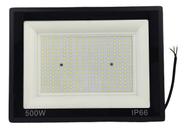 Refletor De Led Holofote 500w Ip66 Luz Fria A Prova D Agua Alta Potência Empresa Quintal Grande IP66 Bivolt - SID