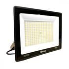 Refletor De Led Opalux 200W. 6500K. 16000Lm Ip66 Preto Bivolt