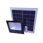 Refletor Energia Solar 60w + placa solar + controle completo
