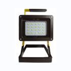 Refletor Holofote 30w Led Recarregável Portátil Lanterna Bivolt Com Carregador Tomada e Veicular 2900 Lumens