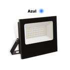 Refletor Led 100w Azul SMD Prova D'Água Bivolt Jardim - Athlanta