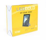 Refletor Led 10W Smd Holofote Ledgold Ip66 Branco Quente