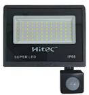 Refletor led 50w 6500k com sensor de presenca hitec