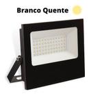 Refletor LED 50W Branco Quente SMD Ip66 Uso Externo Resistente Água Bivolt - Athlanta