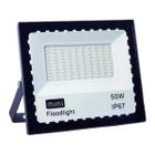 Refletor Led 50w Holofote Micro Led Luz Azul Ip67 Potente Cor Da Luz Azul Cor Da Carcaça Branco Voltagem 110v/220v