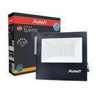 Refletor Led Avant 50W 3000K Bivolt Preto