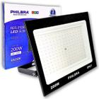 Refletor Led Holofote 200W Bivolt Ip67 Branco Frio Prova - Philbra