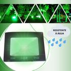 Refletor Led Holofote 20W Bivolt IP66 Verde Prova D'agua