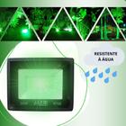 Refletor Led Holofote 30W Verde Bivolt IP66 Prova D'agua