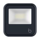 Refletor Led Slim 10W 6.500K Luz Branco Frio Biv IP65 Proteção Contra jatos D'água