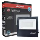 Refletor Led Slim Bivolt 200W 6500K Branco Frio AVANT