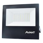 Refletor Led Slim50 Preto Bivolt 50W - 6500K Avant