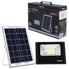 Refletor Led Solar 25W Controle Remoto Branco Frio 6500K IP65