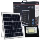 Refletor Led Solar 60W Controle Remoto Branco Frio 6500K IP65