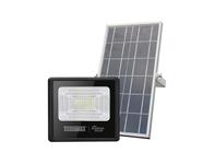 Refletor LED Solar Acendimento Automático 25w 6500K Com Controle Remoto Ajuste de Intensidade
