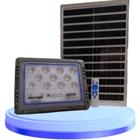 Refletor Led Solar Holofote 600W Com Placa Bateria Prova Dágua IP66 Frio Aluminio-JORTAN