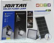 Refletor Led Solar Holofote JORTAN 600W Com Placa Bateria Prova Dágua Aluminio