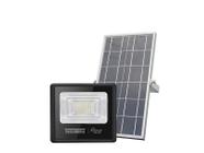 Refletor led solar tr sun 25w 6500k - preto controle remoto