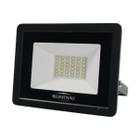 Refletor LED Tech Alumínio 30W 3.000K Preto Blumenau Única