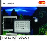 Refletor solar led 600lm 6500k dc 3.2v c/ controle remoto - G-LIGHT